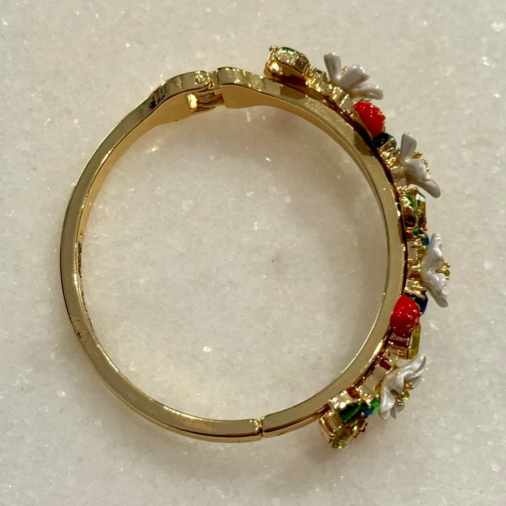 NWOT Betsey Johnson Strawberry Bangle 🍓 - Picture 3 of 3